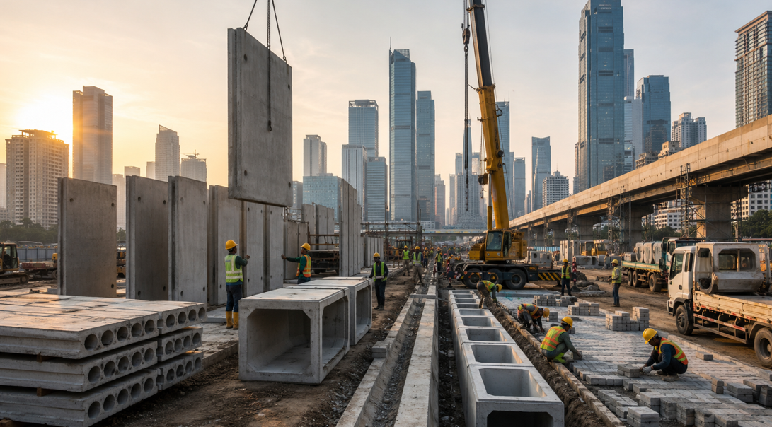 Precaz dan Era Baru Beton Indonesia